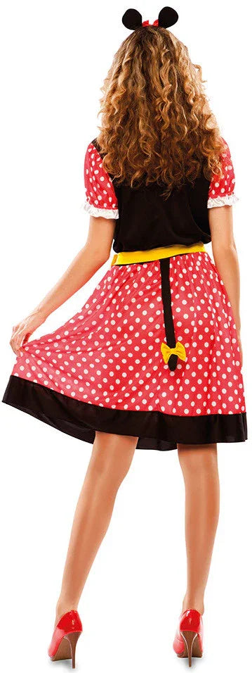 Disfraz de Ratita Minnie para Mujer Mickey Mouse & Minnie Mouse EuroCarnavales